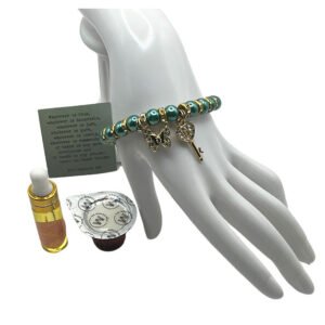 Emerald green KIT - Butterfly and Key